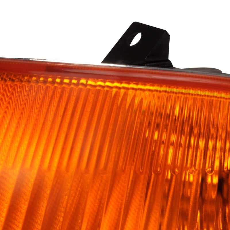 1992-1995 Honda Civic 2/3DR Corner Lights (Chrome Housing/Amber Lens)