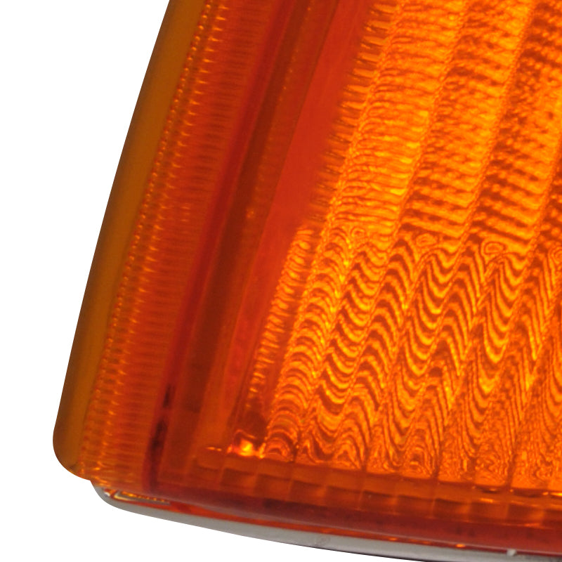 1992-1995 Honda Civic 2/3DR Corner Lights (Chrome Housing/Amber Lens)