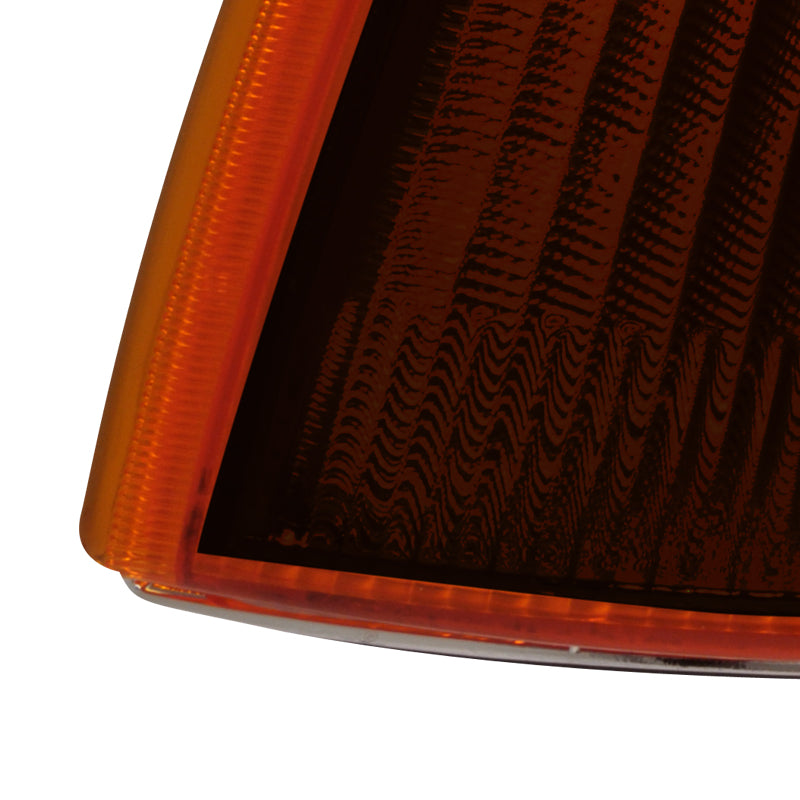 1992-1995 Honda Civic 2/3DR Corner Lights (Chrome Housing/Amber Smoke Lens)