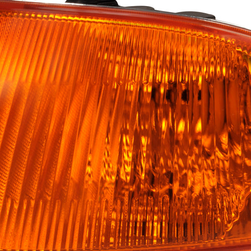 1992-1995 Honda Civic Sedan Corner Lights (Chrome Housing/Amber Lens)