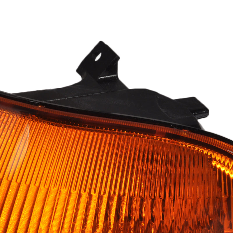 1992-1995 Honda Civic Sedan Corner Lights (Chrome Housing/Amber Lens)