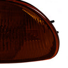 1992-1995 Honda Civic Sedan Corner Lights (Chrome Housing/Amber Smoke Lens)