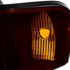 1995-2001 Subaru Impreza Factory Style Crystal Headlights w/ Amber Lens Corner Signal Lights (Matte Black Housing / Clear Lens)