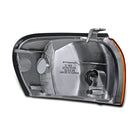 1995-2001 Subaru Impreza Factory Style Crystal Headlights w/ Amber Lens Corner Signal Lights (Matte Black Housing / Clear Lens)