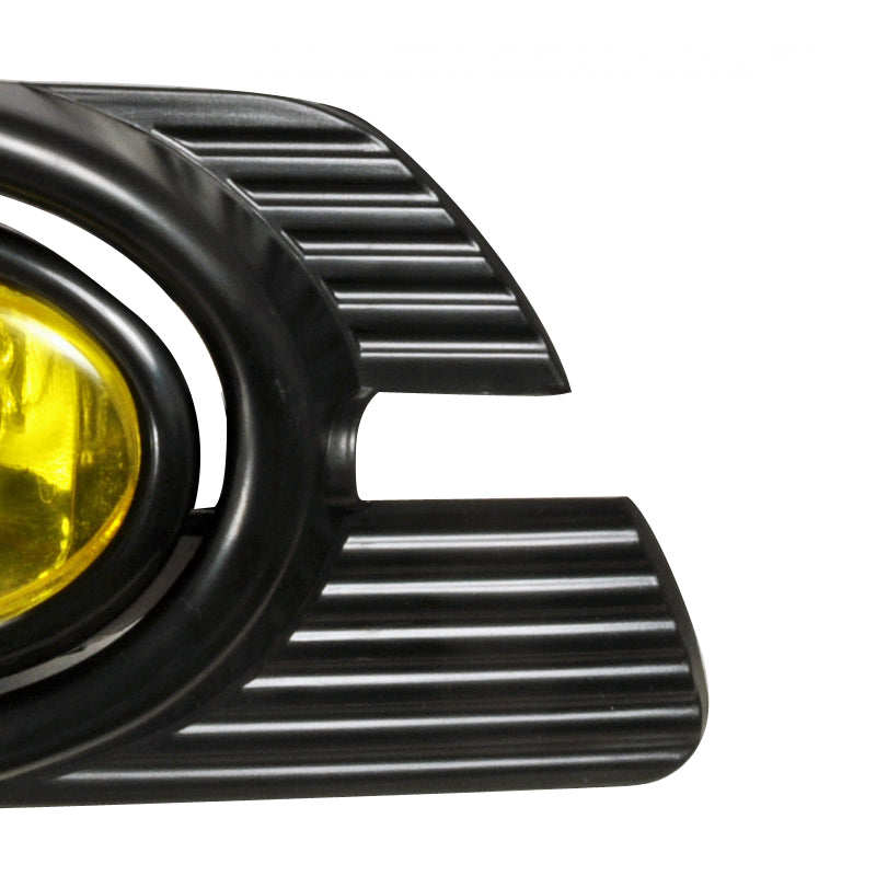 2001-2002 Honda Accord Sedan H11 Fog Lights Kit (Chrome Housing/Yellow Lens)