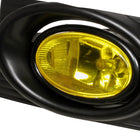 2001-2002 Honda Accord Sedan H11 Fog Lights Kit (Chrome Housing/Yellow Lens)