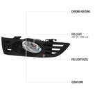 2003-2005 Honda Accord Coupe H11 Fog Lights Kit (Chrome Housing/Clear Lens)