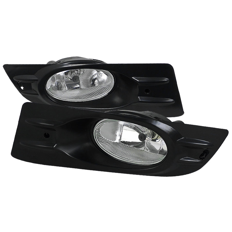 2006-2007 Honda Accord Coupe H11 Fog Lights Kit (Chrome Housing/Clear Lens)