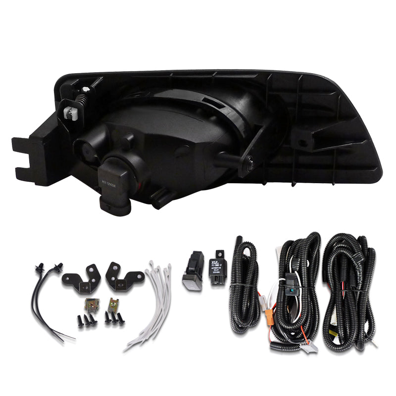 2006-2007 Honda Accord Sedan H11 Fog Lights Kit (Chrome Housing/Clear Lens)