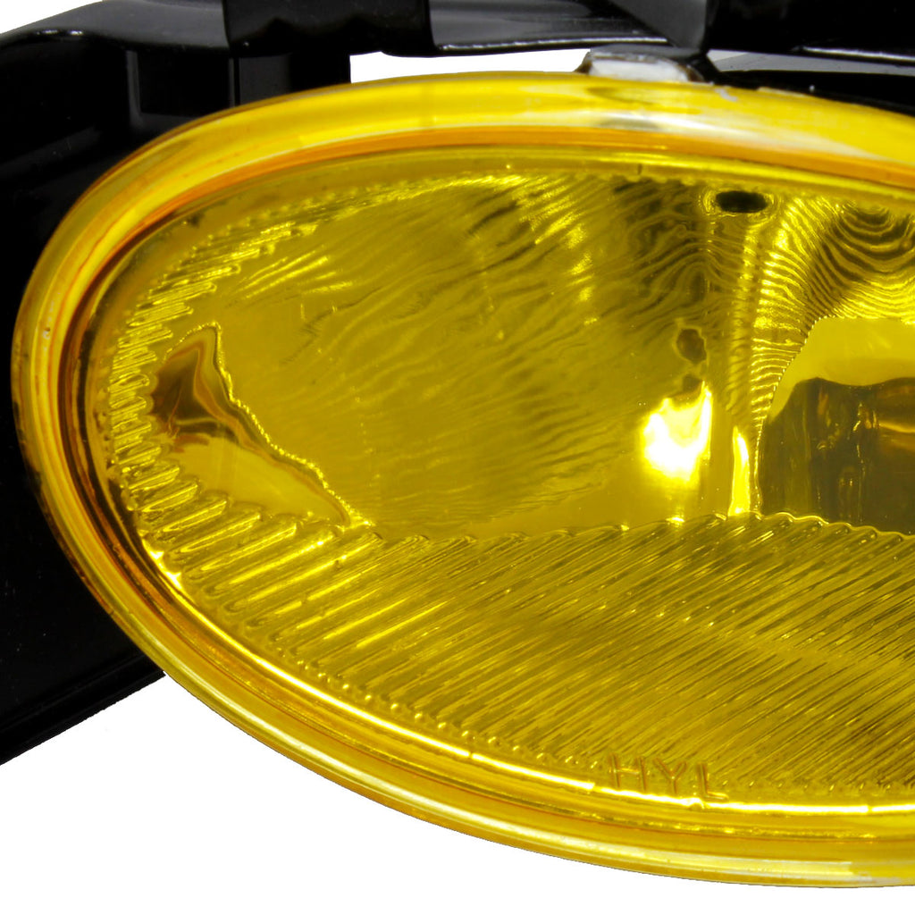 2008-2010 Honda Accord 2DR Coupe H11 Fog Lights Kit (Chrome Housing/Yellow Lens)