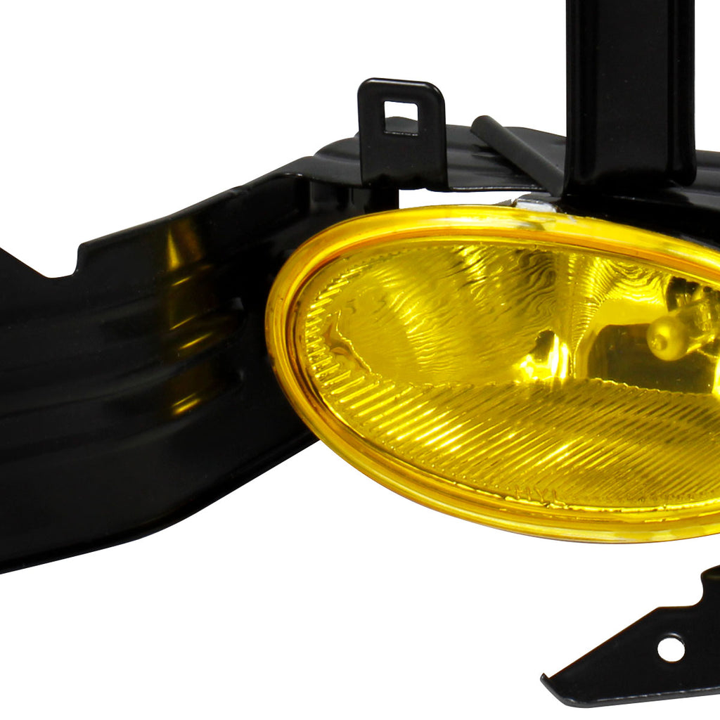 2008-2010 Honda Accord 2DR Coupe H11 Fog Lights Kit (Chrome Housing/Yellow Lens)