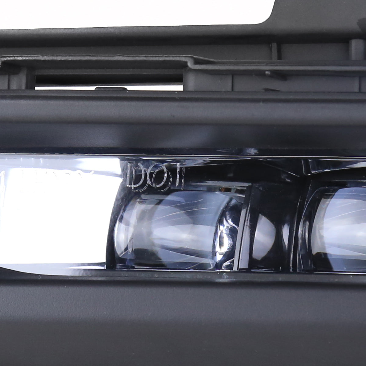 2016-2017 Honda Accord Coupe LED Fog Lights Kit (Chrome Housing/Clear Lens)