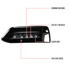 2018-2020 Honda Accord LED Fog Lights Kit w/ Switch & Wiring Harness (Chrome Housing/Clear Lens)