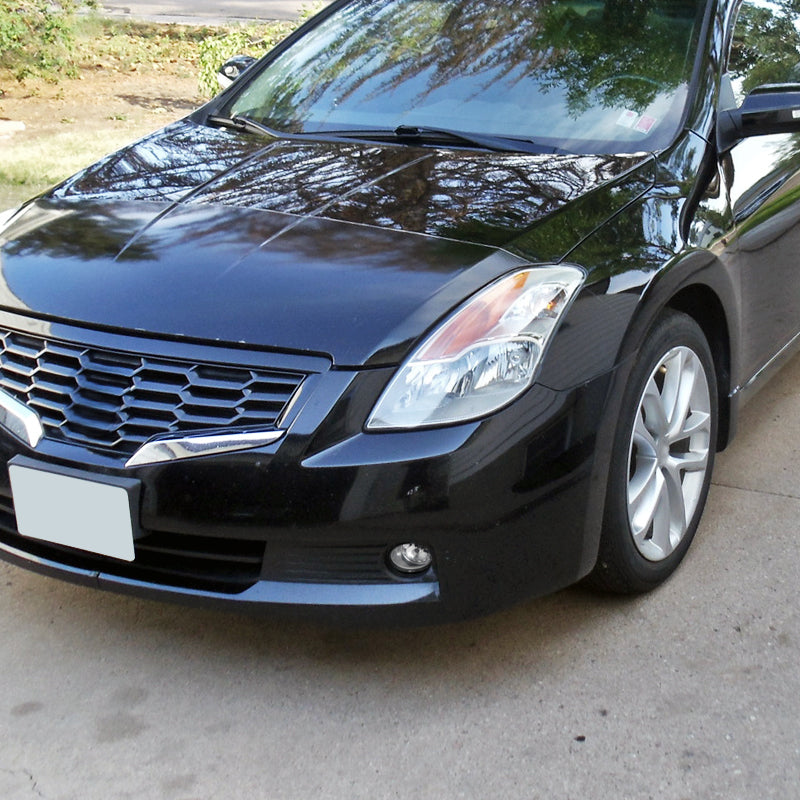 2008-2012 Nissan Altima Coupe H11 Fog Lights Kit w/ Switch & Wiring Harness (Chrome Housing/Clear Lens)