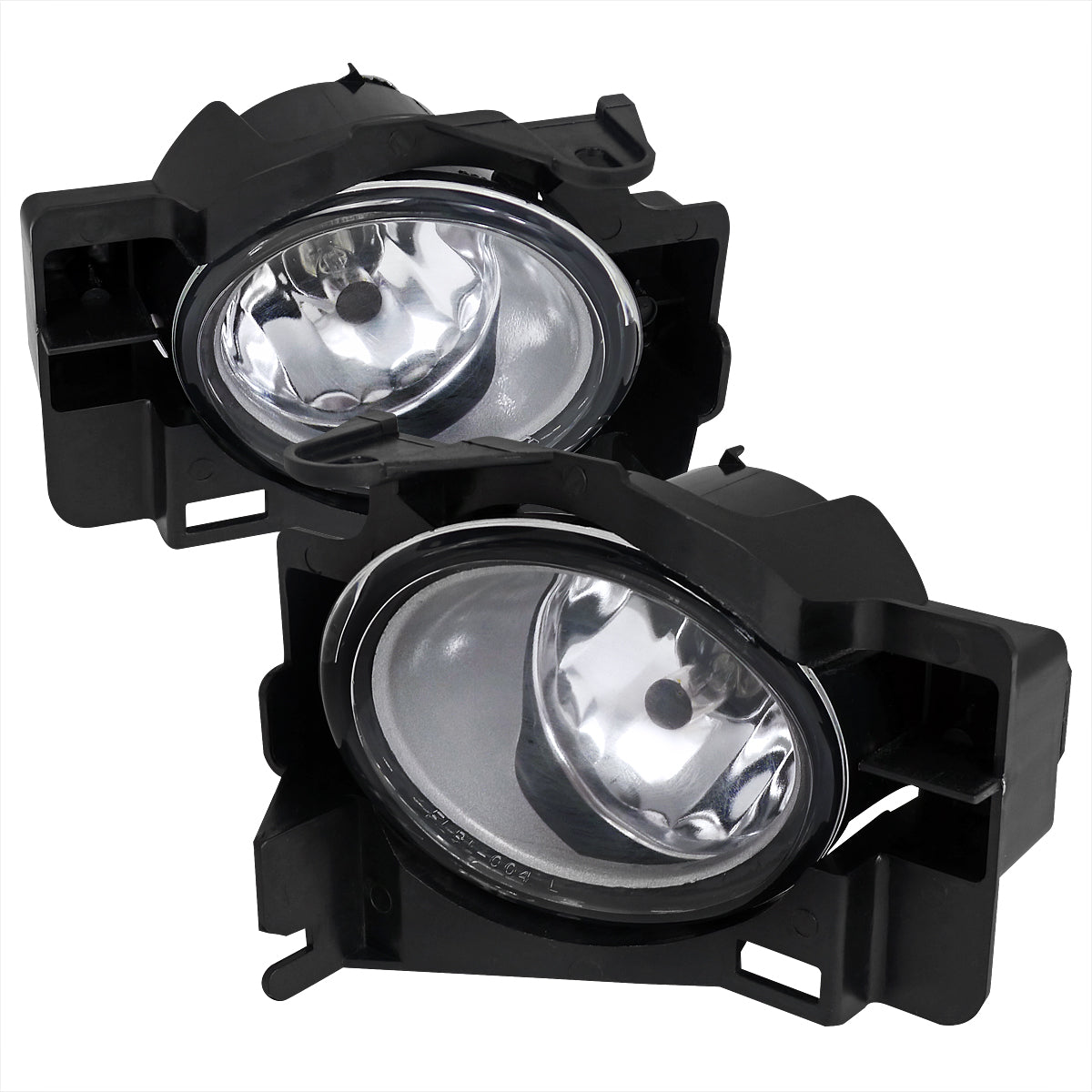 2008-2012 Nissan Altima Coupe H11 Fog Lights Kit w/ Switch & Wiring Harness (Chrome Housing/Clear Lens)