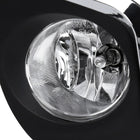2014-2016 Toyota Corolla H16 Silver Bezel Fog Lights Kit (Chrome Housing/Clear Lens)