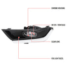 2017-2018 Honda CR-V H8 Fog Lights w/ Switch & Wiring Harness (Chrome Housing/Clear Lens)