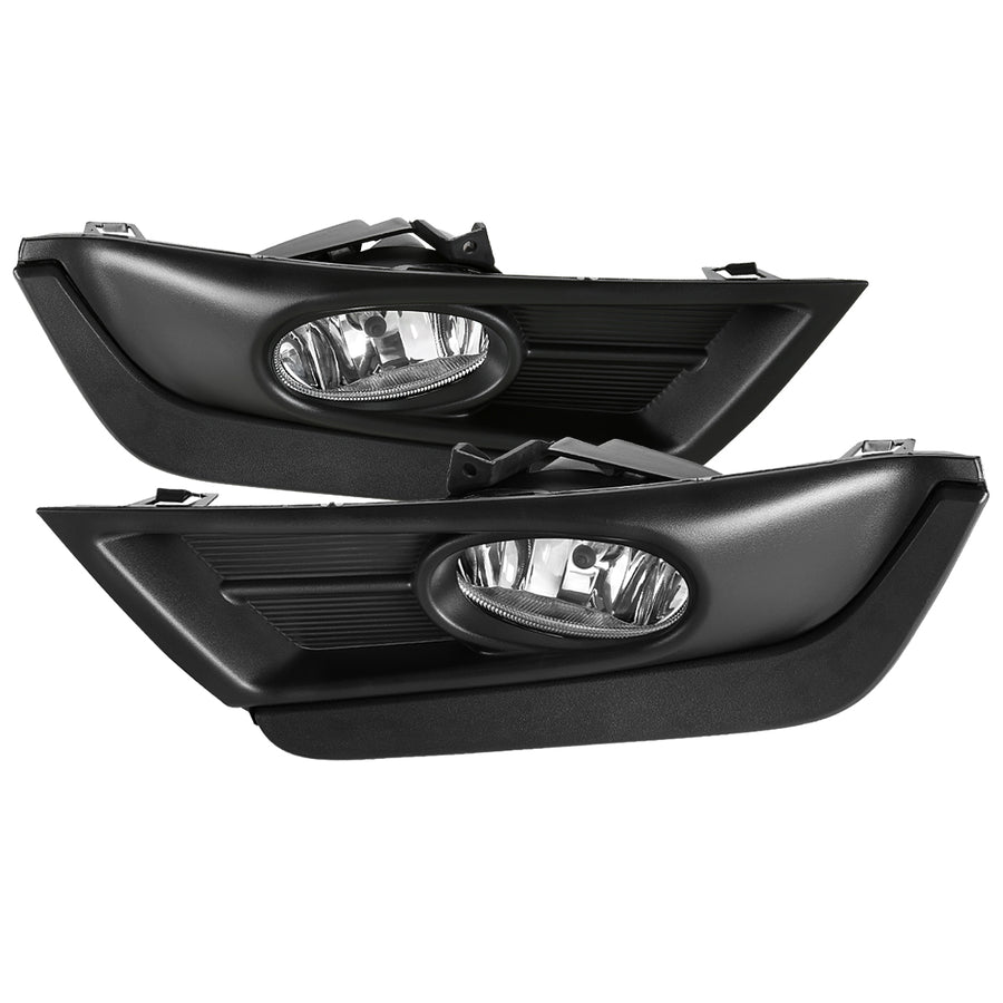 2017-2018 Honda CR-V 12V/35W H8 Fog Lights Kit (Chrome Housing/Clear Lens)