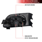 2001-2003 Honda Civic Coupe/Sedan H11 Fog Lights Kit (Chrome Housing/Smoke Lens)