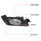2001-2003 Honda Civic Coupe/Sedan H11 Fog Lights Kit (Chrome Housing/Clear Lens)