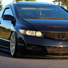 2009-2011 Honda Civic Coupe H11 Fog Lights Kit (Chrome Housing/Smoke Lens)