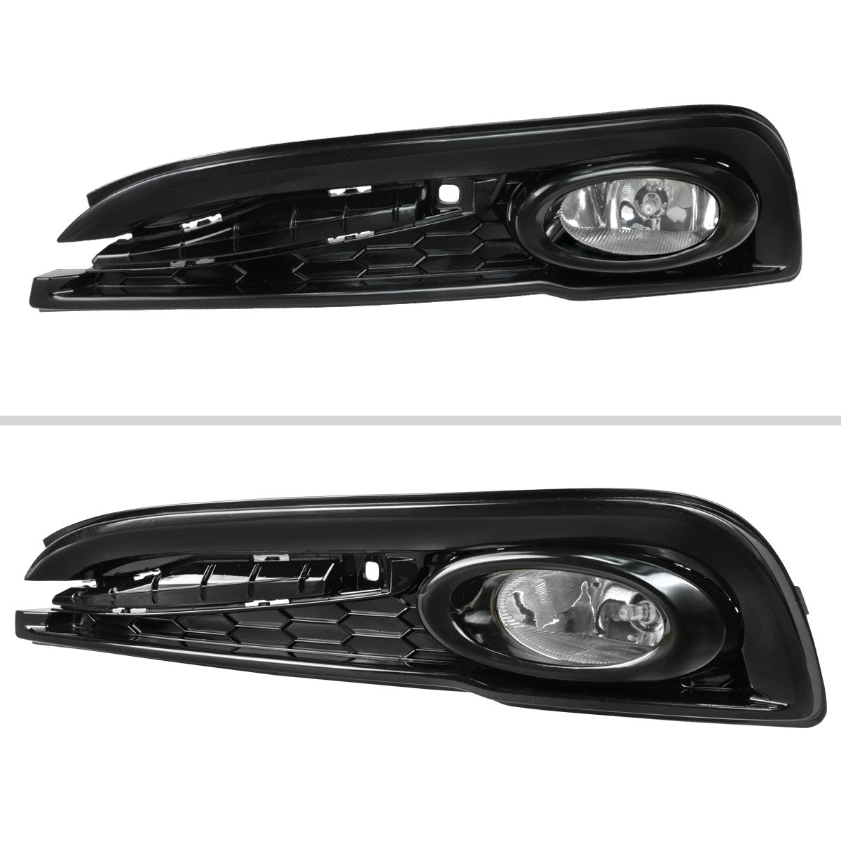 2013-2015 Honda Civic Sedan H11 Fog Lights (Chrome Housing/Clear Lens)