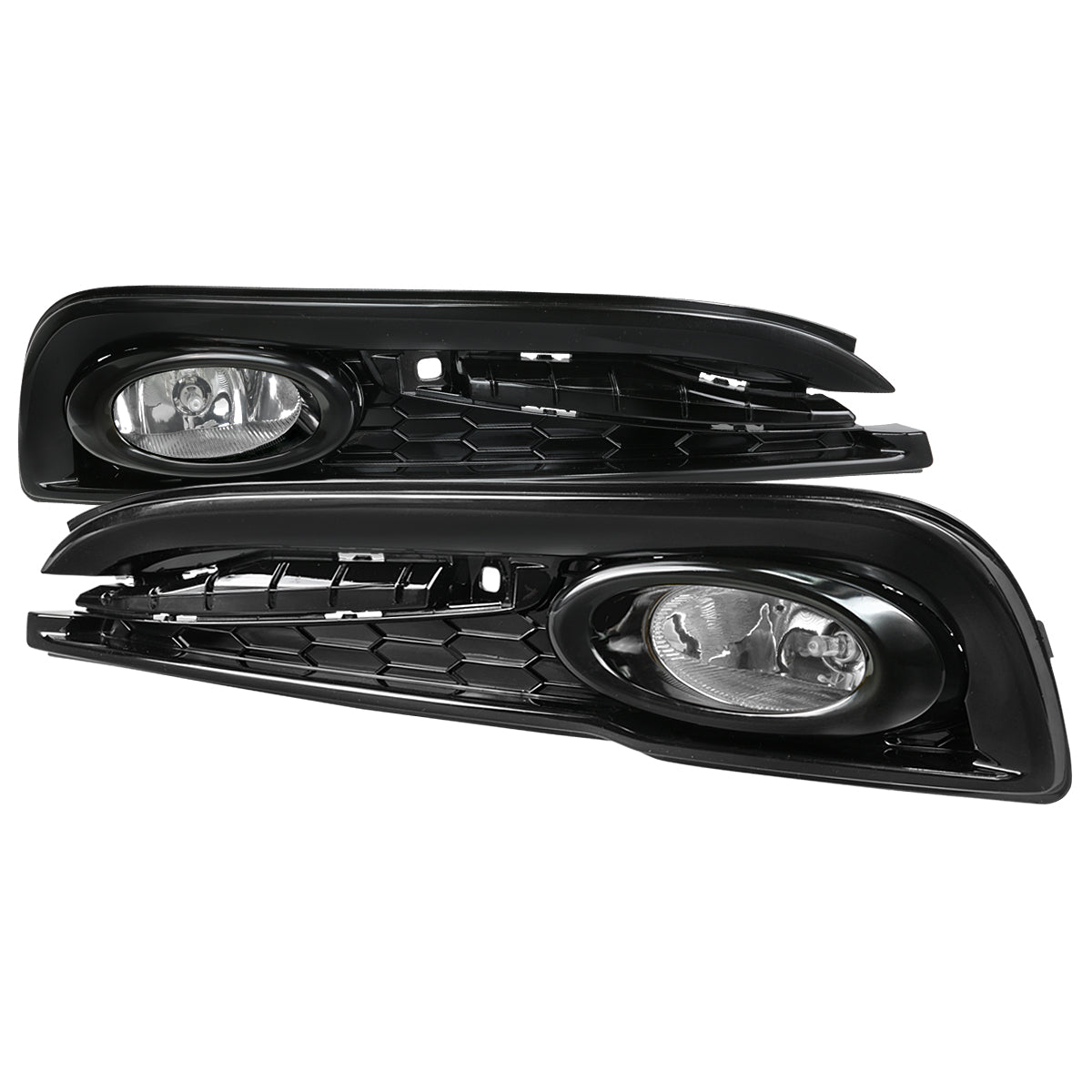 2013-2015 Honda Civic Sedan H11 Fog Lights (Chrome Housing/Clear Lens)
