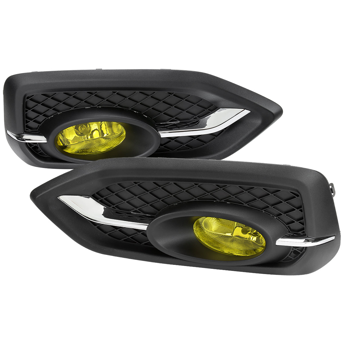 2014-2015 Honda Civic Coupe H11 Fog Lights Kit (Chrome Housing/Clear Lens)