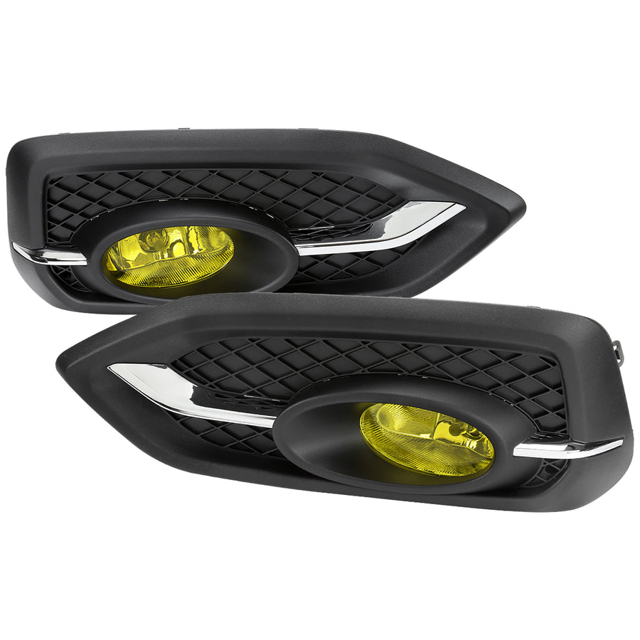 2014-2015 Honda Civic Coupe H11 Fog Lights Kit (Chrome Housing/Clear Lens)