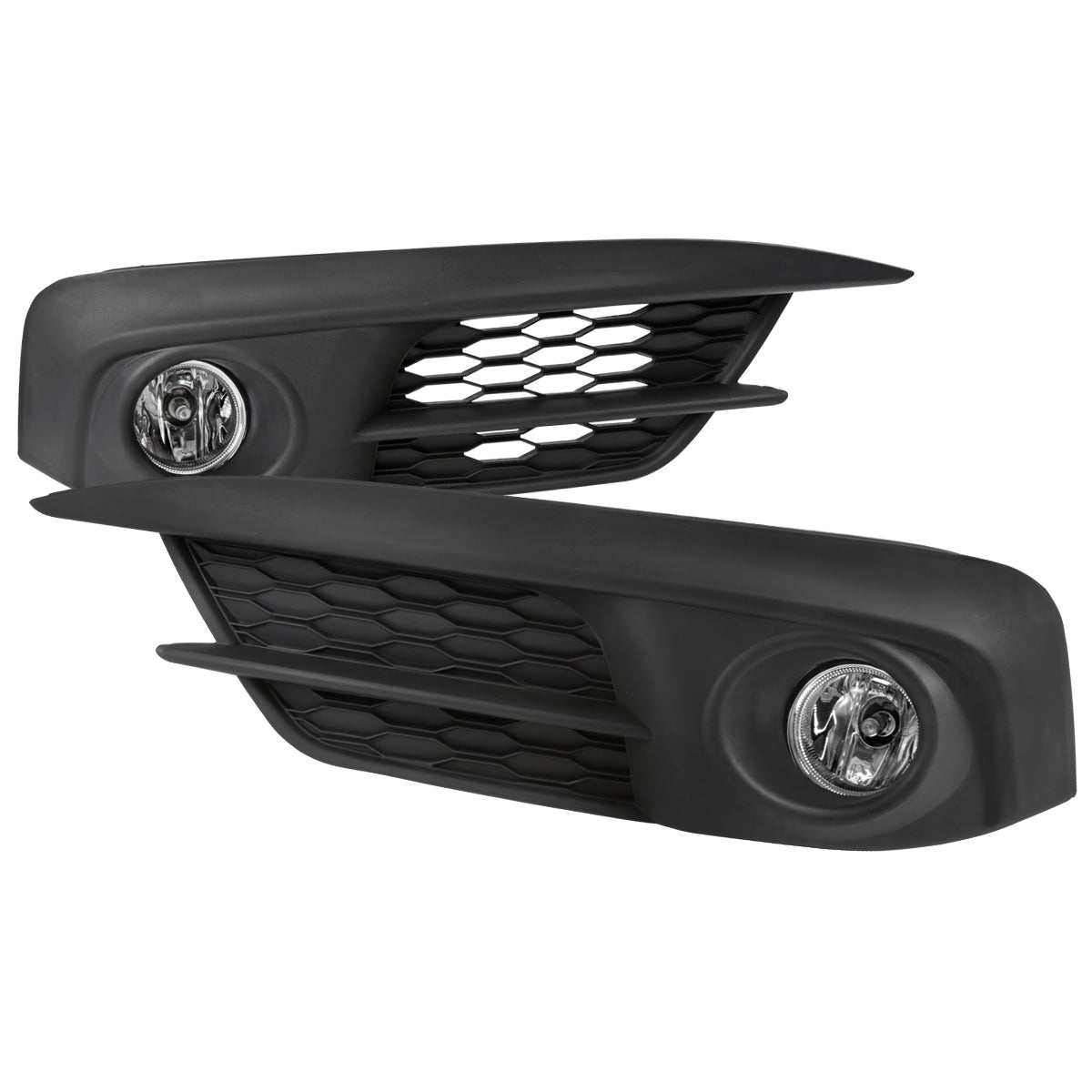 2016-2018 Honda Civic Coupe/Sedan H11 Fog Lights Kit (Chrome Housing/Clear Lens)