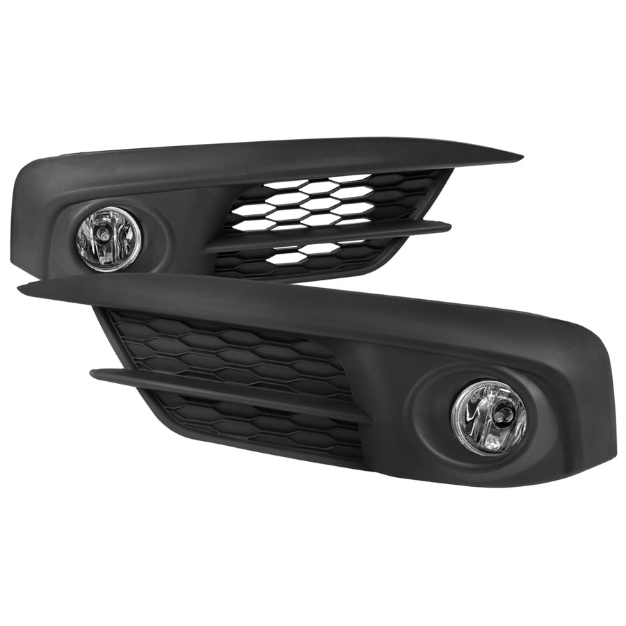 2016-2018 Honda Civic Coupe/Sedan H11 Fog Lights Kit (Chrome Housing/Clear Lens)