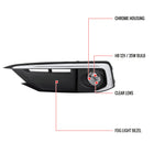 2019-2020 Honda Civic Sedan/Coupe H8 Fog Lights Kit (Chrome Housing/Clear Lens)