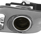 1992-1995 Honda Civic Coupe/Hatchback H3 Fog Lights Kit (Chrome Housing/Smoke Lens)