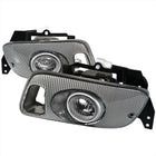 1992-1995 Honda Civic Coupe/Hatchback H3 Fog Lights Kit (Chrome Housing/Clear Lens)