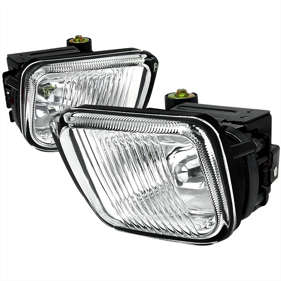 1996-1998 Honda Civic H3 Fog Lights Kit (Chrome Housing/Clear Lens)