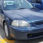 1996-1998 Honda Civic H3 Fog Lights Kit (Chrome Housing/Smoke Lens)