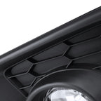 2013-2016 Mazda CX-5 H11 Fog Lights Kit w/ Switch & Wiring Harness (Chrome Housing/Clear Lens)
