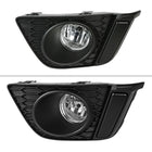 2015-2016 Honda Fit 12V/35W H8 Fog Lights Kit (Chrome Housing/Clear Lens)