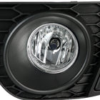 2015-2016 Honda Fit 12V/35W H8 Fog Lights Kit (Chrome Housing/Clear Lens)