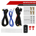 2005-2019 Nissan Frontier H11 Fog Lights Kit w/ Switch & Wiring Harness (Chrome Housing/Clear Lens)