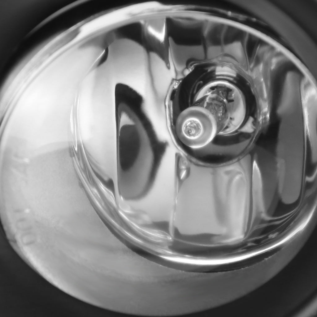 2008-2011 Toyota Highlander 12V/55W H11 Fog Lights Kit (Chrome Housing/Clear Lens)