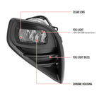 2020-2021 Toyota Highlander Fog Bumper Lights (Chrome Housing/Clear Lens)