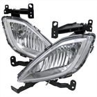 2011-2013 Hyundai Elantra Sedan 881 Fog Lights Kit (Chrome Housing/Clear Lens)