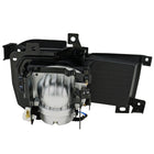 2004-2005 Mitsubishi Lancer Ralliart H3 Fog Lights Kit w/ Switch & Wiring Harness (Chrome Housing/Clear Lens)