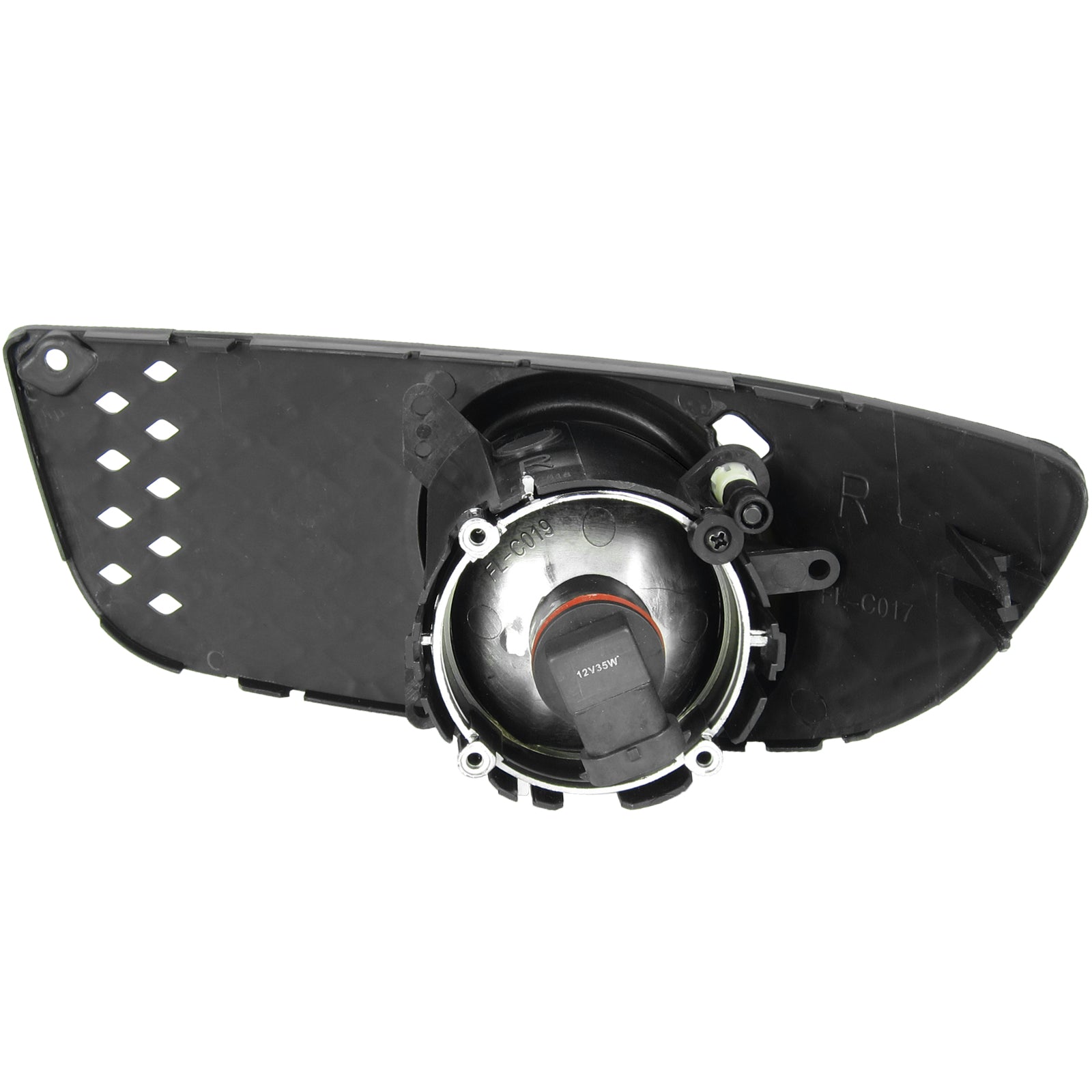 2008-2012 Mitsubishi Lancer H11 Fog Lights Kit (Chrome Housing/Smoke Lens)
