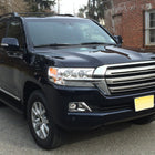 2016-2018 Toyota Land Cruiser H16 Fog Lights Kit (Chrome Housing/Clear Lens)