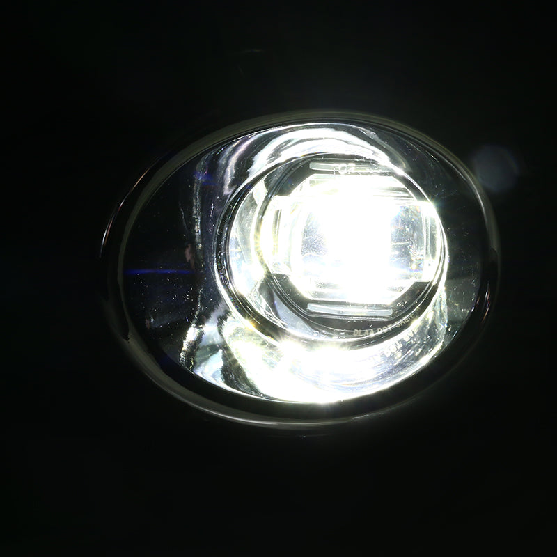 2013-2016 Nissan Pathfinder 6500K LED Projector Bumper Fog Lights Kit (Chrome Housing/Clear Lens)