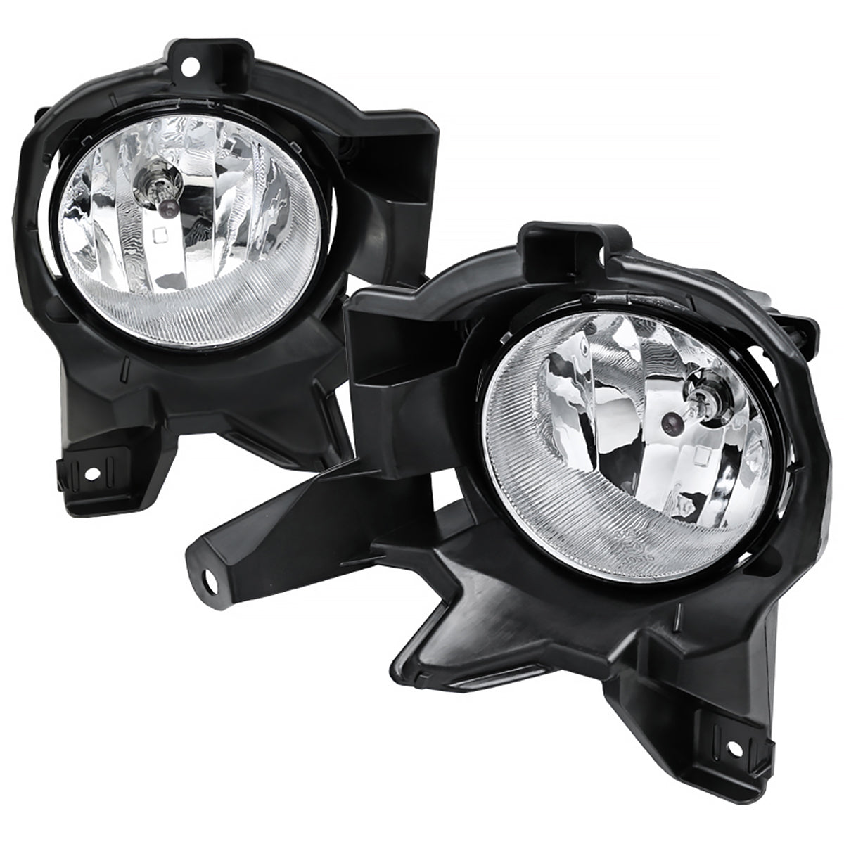 2013-2015 Toyota RAV4 H16 Fog Lights Kit (Chrome Housing/Clear Lens)