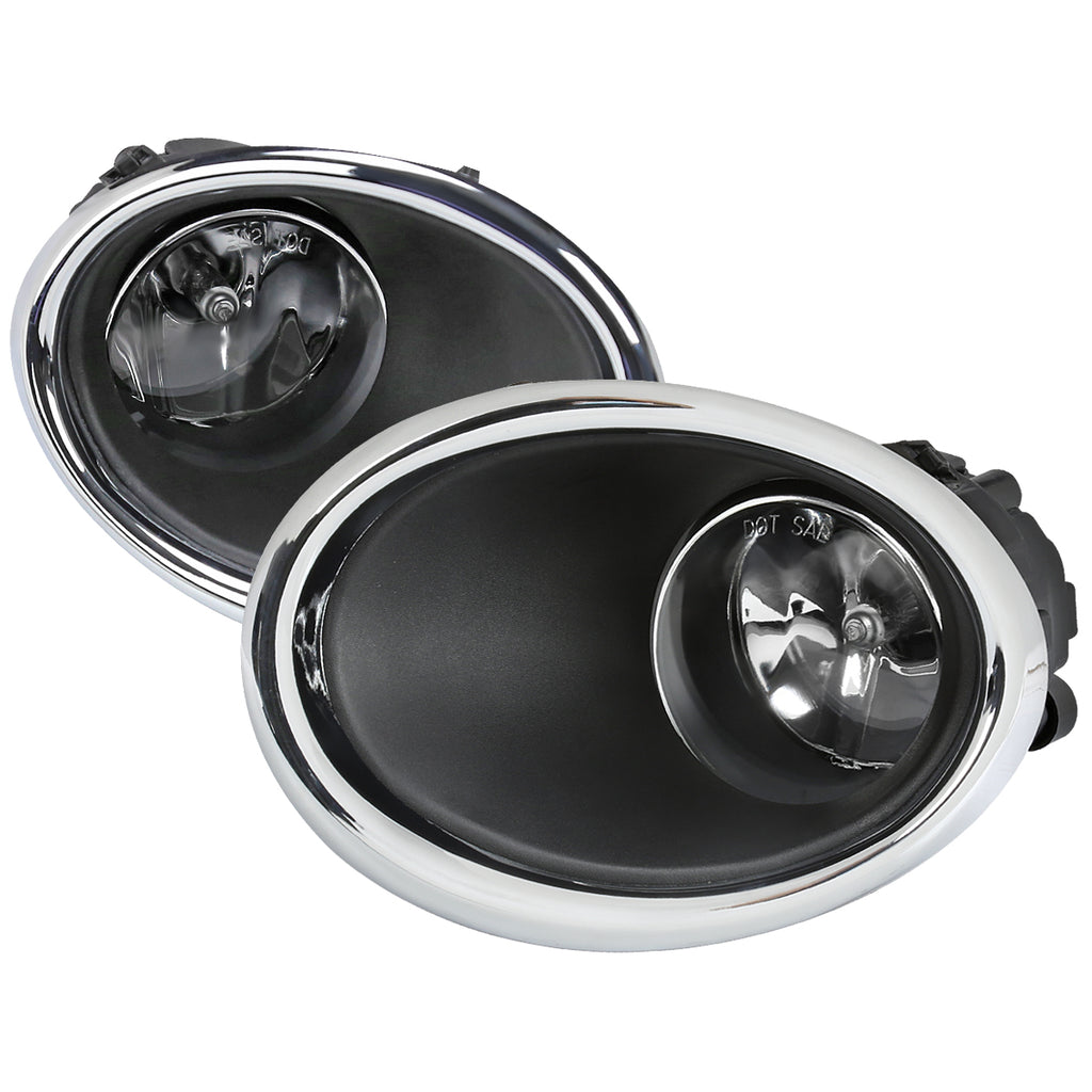 2017-2018 Nissan Rogue Sport H11 Fog Lights Kit (Chrome Housing/Clear Lens)