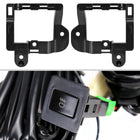2021-2023 Nissan Rogue/Frontier/X-Trail H16 Fog Lights Kit (Chrome Housing/Clear lens)